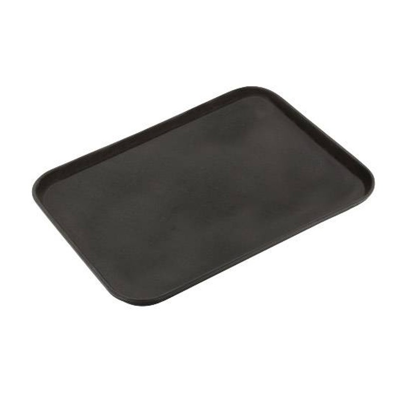 Vassoio antiscivolo gommato rettangolare 36x26 cm