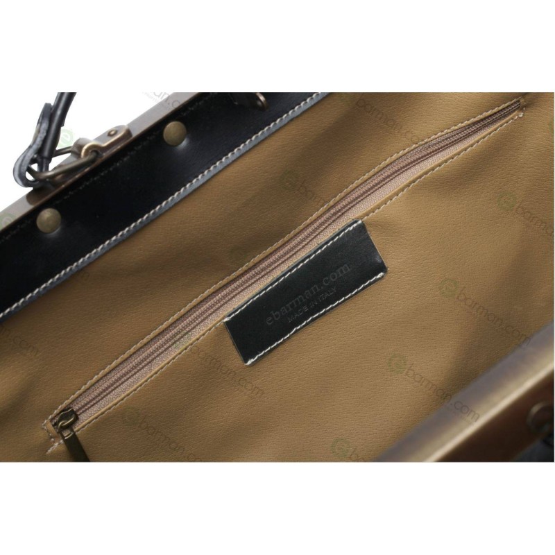 Borsa da Barman in Pelle Old America vuota