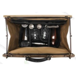 Borsa da Barman in Pelle Old America vuota