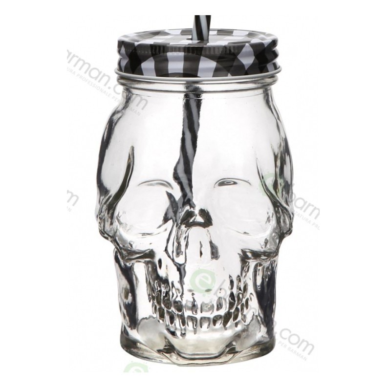 Tiki Mug Teschio in vetro 45 cl