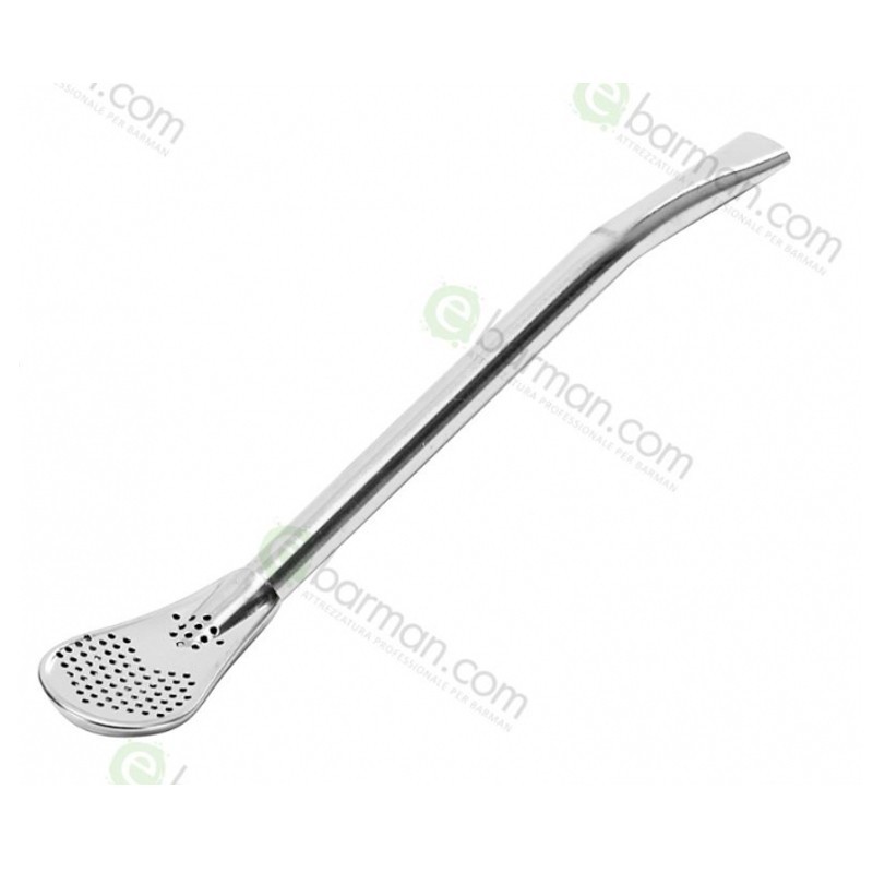 Cannuccia per Mate o Mint Julep in Acciaio