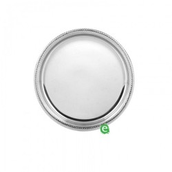 Sottobicchiere rotondo S.Marco in acciaio inox 10 cm