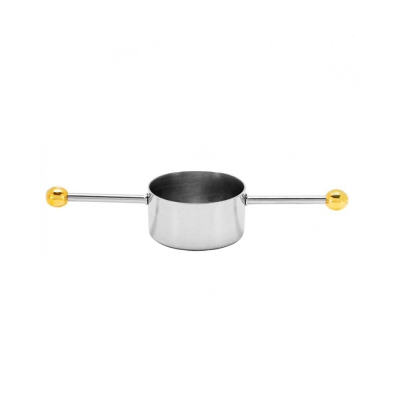 Jigger Mr.Slim® MR-420 Originale Giapponese in acciaio inox dettagli in oro 30 ml