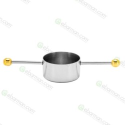 Jigger Mr.Slim® Pure MR-420 Originale Giapponese in acciaio inox dettagli oro 30 ml