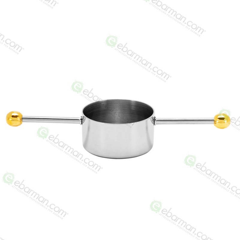 Jigger Mr.Slim® Pure MR-420 Originale Giapponese in acciaio inox dettagli oro 30 ml