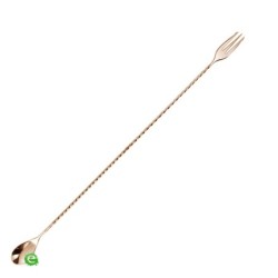 Bar spoon Trident Rose Gold 35 cm