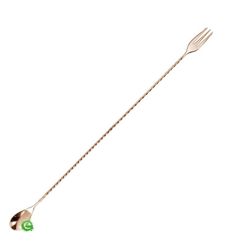Bar spoon Trident Rose Gold 35 cm