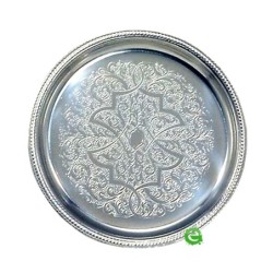 Sottobottiglia vintage rotondo S.Marco damascato Ø 15 cm