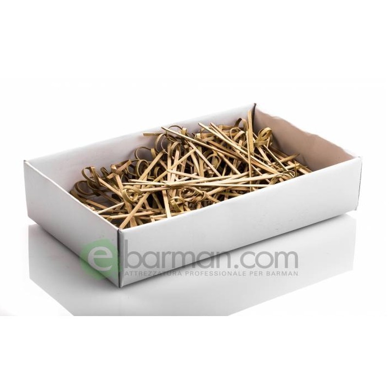 Stick bamboo con nodo 12 cm conf.100 pz