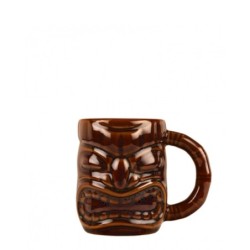 Tiki Mug con manico marrone...