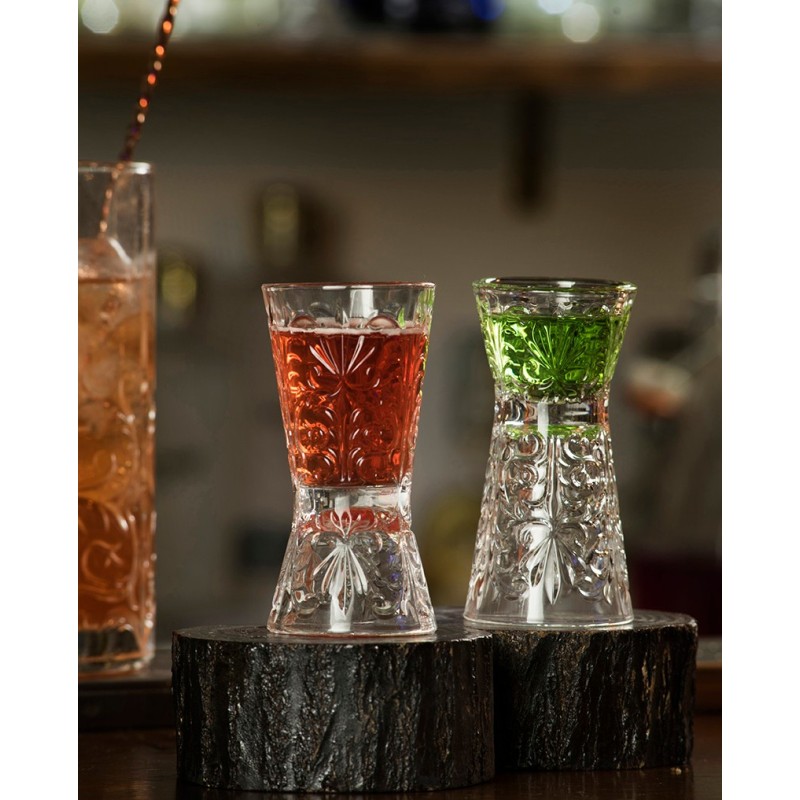 Jigger Vetro Clessidra Tattoo RCR 30/60 ml