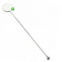 Stirrer Round in acciaio 21.5 cm 4 pezzi