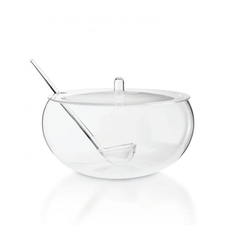 Punch Bowl Punchera con coperchio e mestolo
