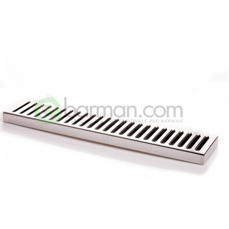 Bar mat acciaio inox 18/9 50x10,5 cm