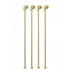 Stirrer con teschio oro...