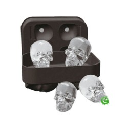 Stampo ghiaccio teschio in silicone