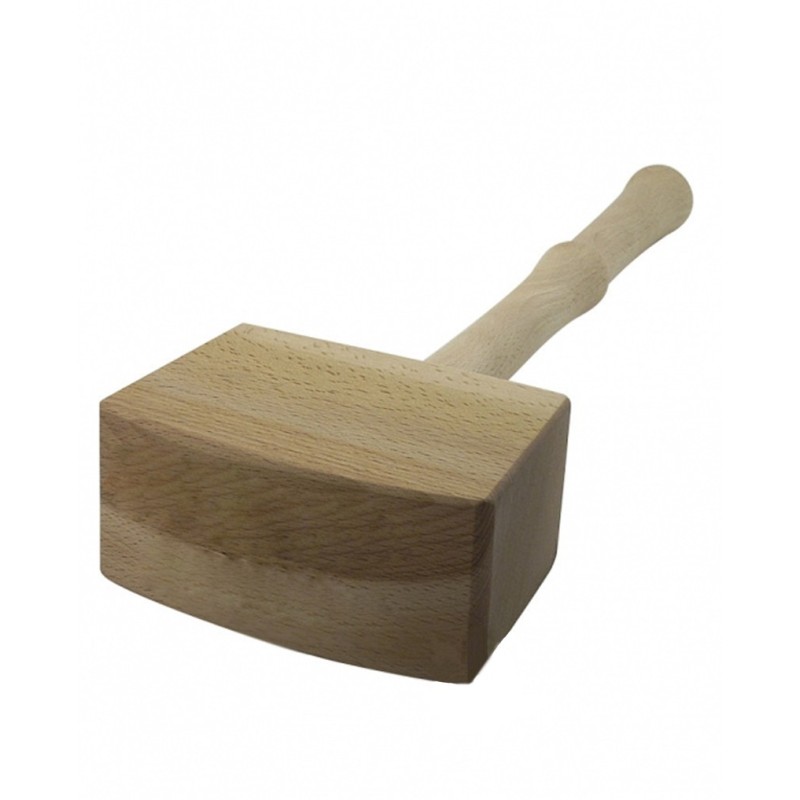 Martello per ghiaccio in legno naturale