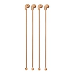 Stirrer con teschio rame...