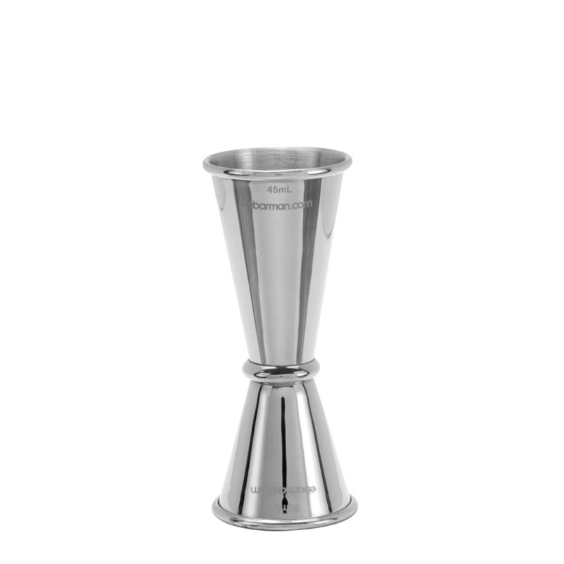 Jigger style japanese 30/45 ml acciaio lucido