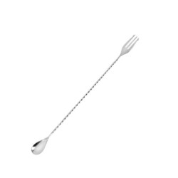 Bar spoon trident con logo personalizzato 30 cm