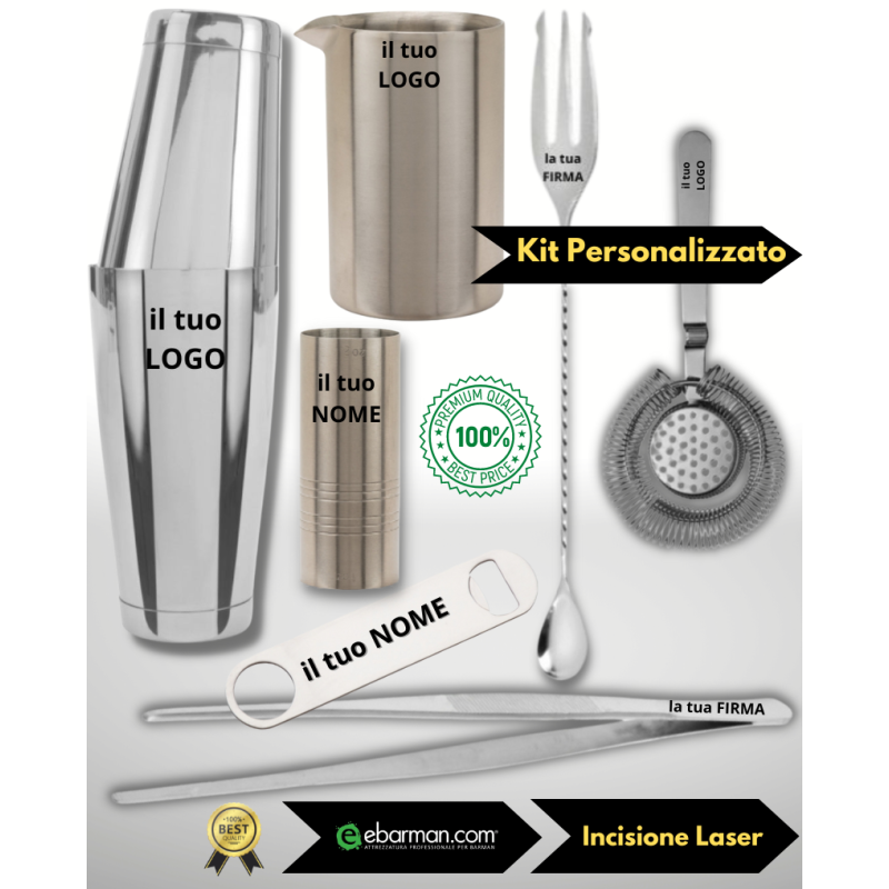 Kit Barman Personalizzato Intermedio 7pz