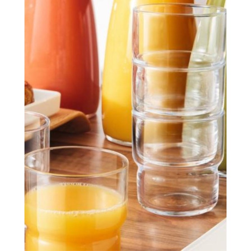 Bicchiere Log impilabile 22 cl Set 6 pezzi