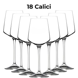 Calici in cristallo da vino bianco 46 cl personalizzati per Bar