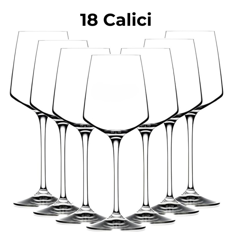 Calici in cristallo da vino bianco 46 cl personalizzati per Bar