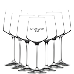 Calici in cristallo da vino...