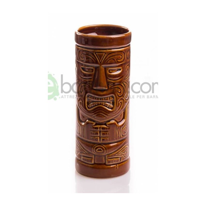 Tiki mug Matira 45 cl Marrone