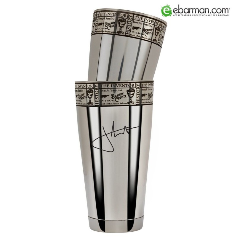 Shaker Boston Crusta con firma Maggiore Produzioni® personalizzato 900 e 600 ml