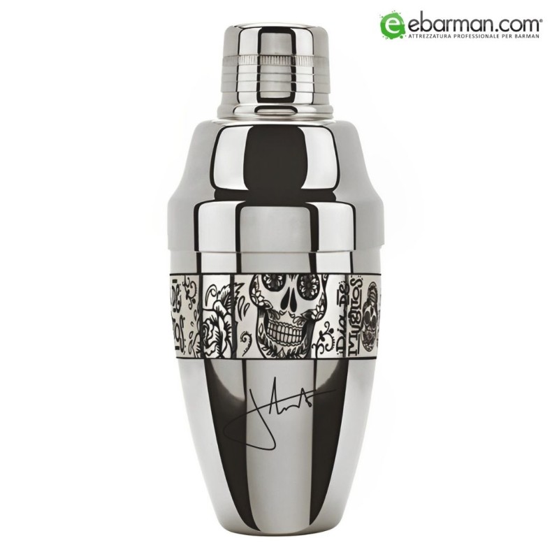 Shaker Cobbler Teschio Messicano con firma Maggiore Produzioni® personalizzato 500 ml