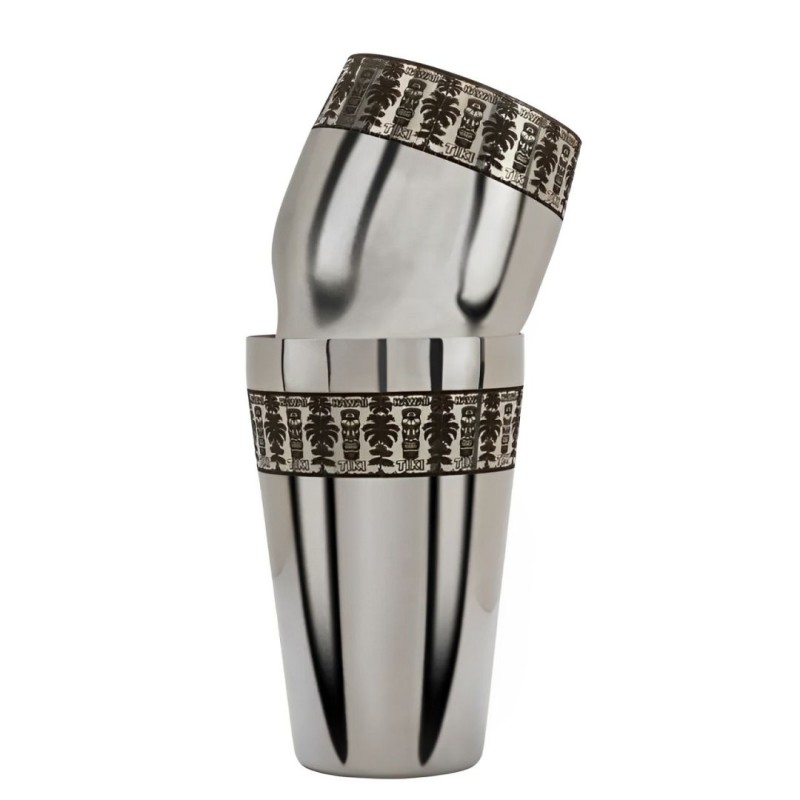 Shaker Parisienne Tiki Hawaii con nome Maggiore Produzioni® personalizzato 600 ml