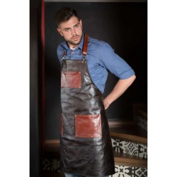 Grembiule Woodie in vera pelle