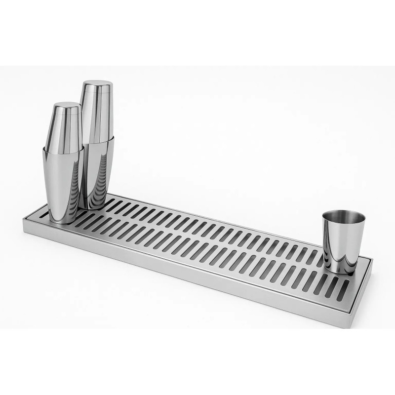 Bar mat acciaio inox MAC5 Made in Italy Large Work 75x20 cm