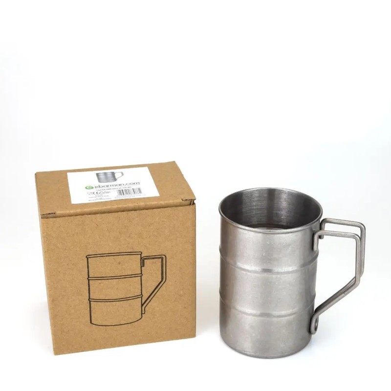 Tazza Smeriglia in acciaio 350 ml