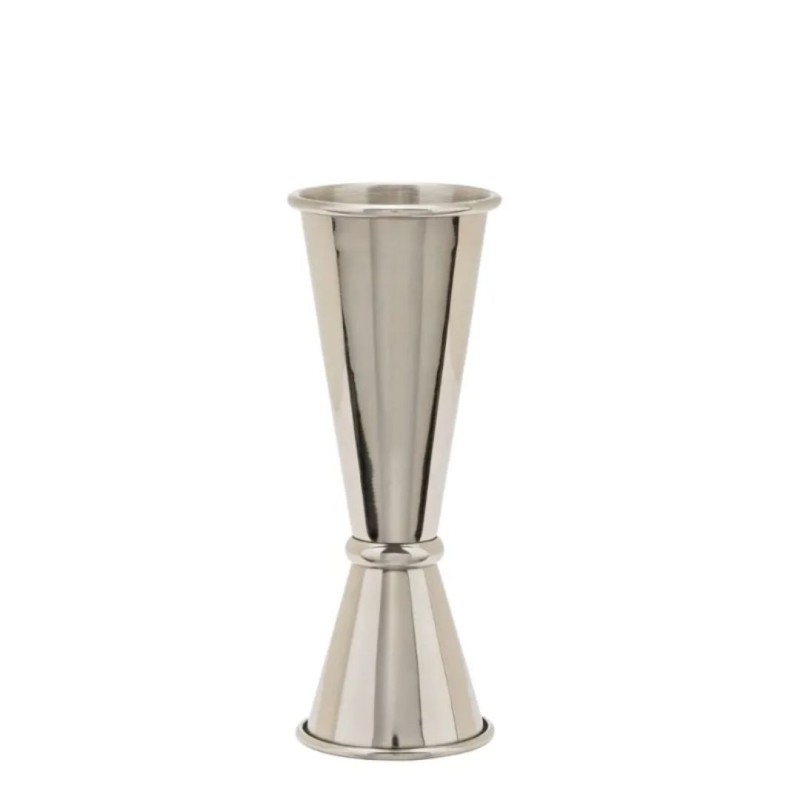 Jigger style japanese 30/60 ml in acciaio lucido con nome personalizzato