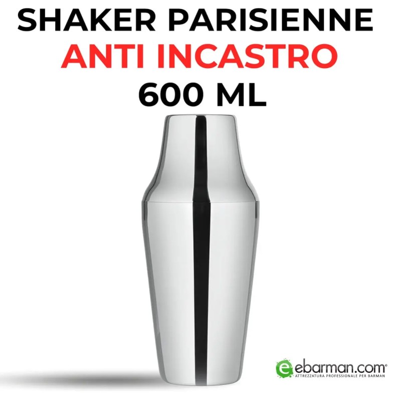 Shaker Parisienne Anti Incastro 600 ml