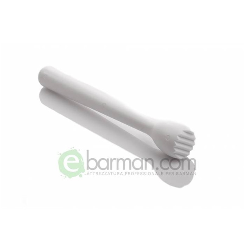 Muddler pestello cocktail bianco dentato