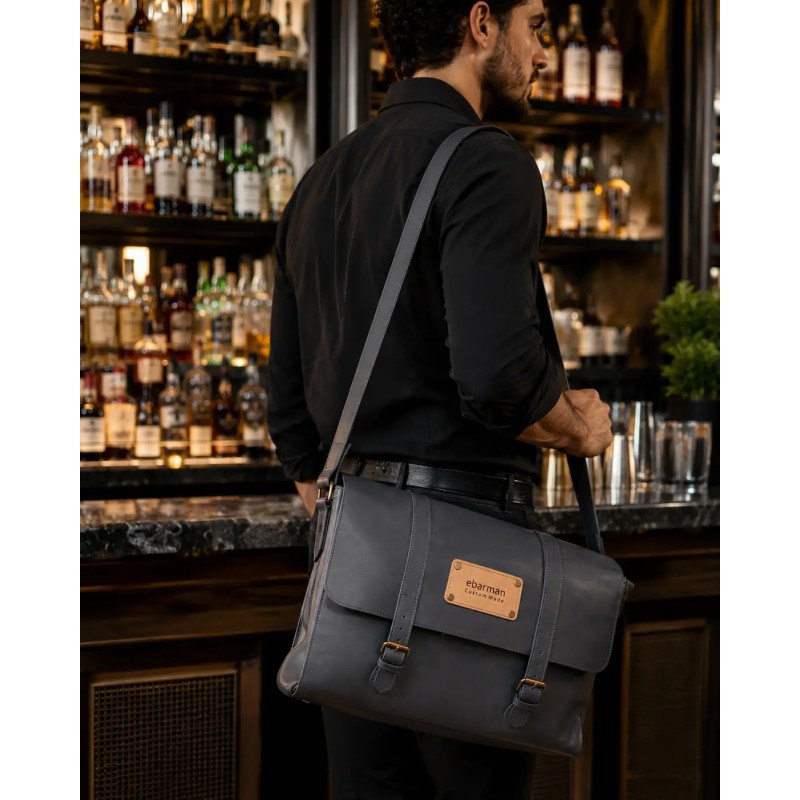 Borsa Barman Maestro in vera pelle