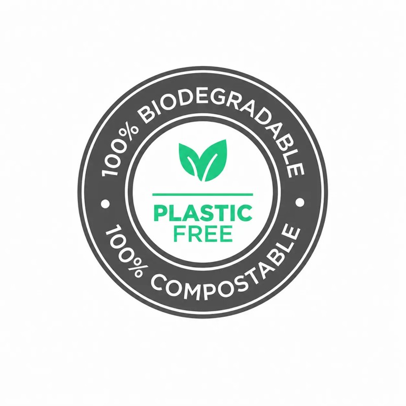 Cannucce biodegradabili nere 21 cm diametro 0,6 mm 500 pezzi