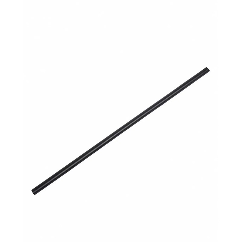 Cannucce biodegradabili nere 21 cm diametro 0,6 mm 500 pezzi