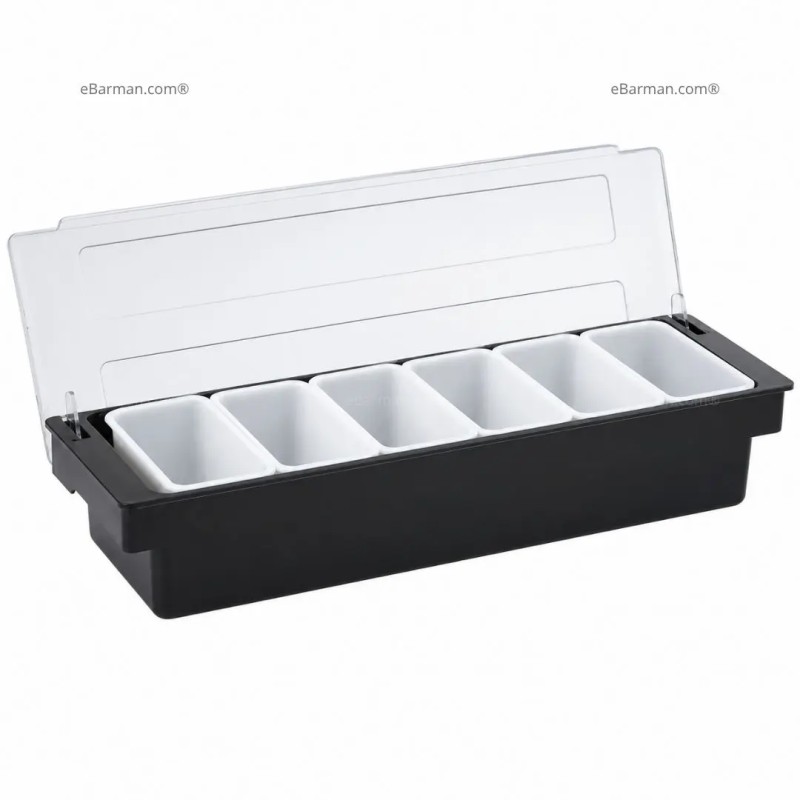 Bar Condiment holder 6 vasche