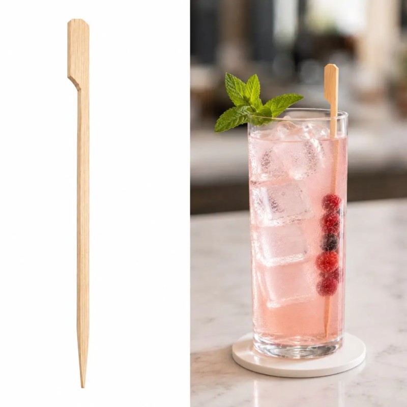 Spadina bamboo con palettina 18 cm confezione 100 pezzi