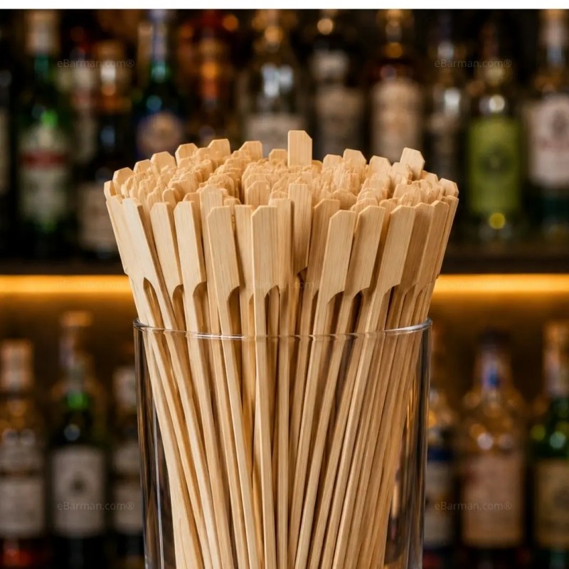 Spadina bamboo con palettina 18 cm confezione 100 pezzi