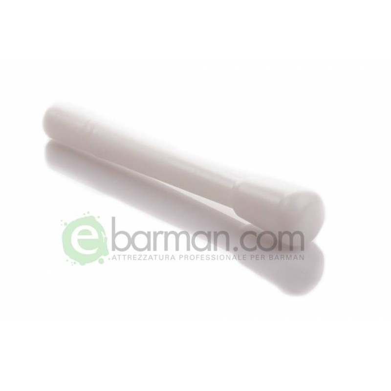 Muddler pestello cocktail polipropilene bianco liscio