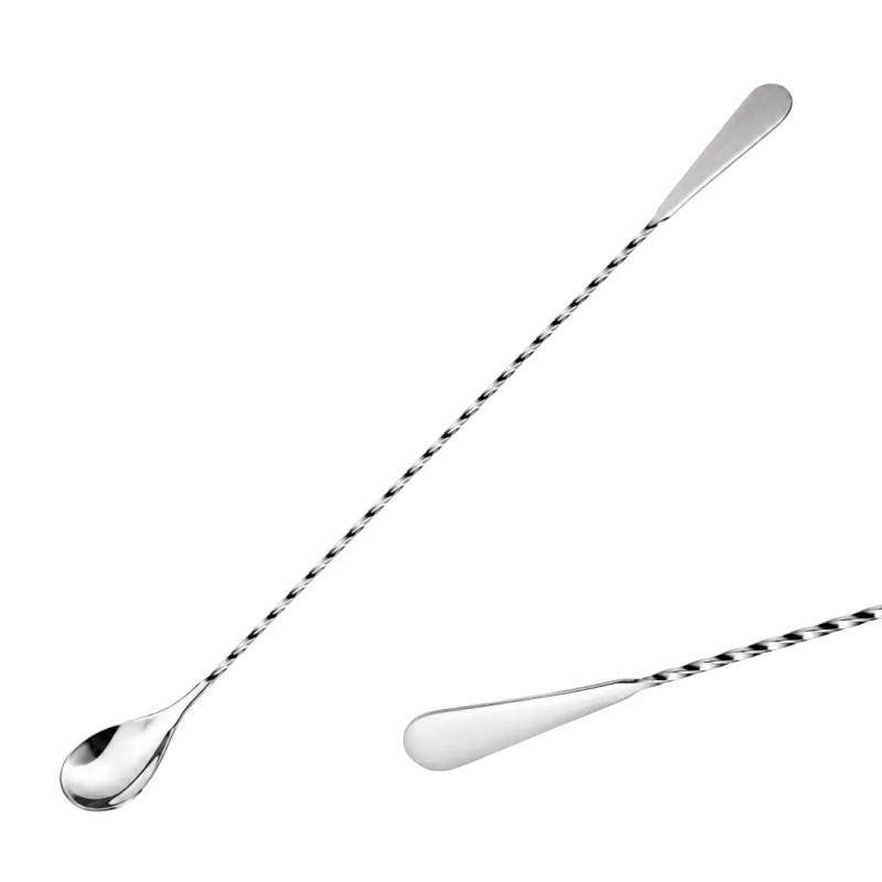 Bar Spoon Hight Twist Flat Top 40 cm
