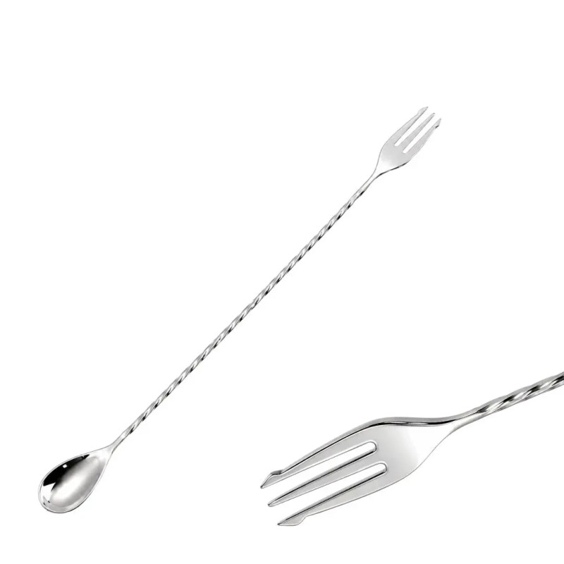 Bar Spoon Hight Twist Trident 30 cm
