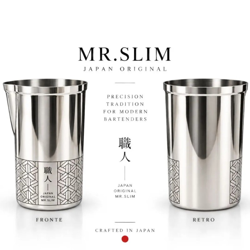 Mixing Glass Mr.Slim® Shokunin – Originale Giapponese