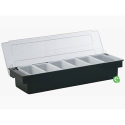 Bar Condiment holder 6 vasche